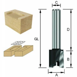 ENT EUROPEAN NORM TOOLS ENT 13442 Planfräser HW (HM), Schaft (S) 12 Mm, Durchmesser (D) 30 Mm, NL 12 Mm, SL 40 Mm, GL 52 Mm -Frästische & Zubehör Verkäufe 2022 11694617 3