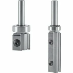 ENT EUROPEAN NORM TOOLS ENT 20321 Wendeplatten Bündigfräser HW, Schaft (S) 8 Mm, Durchmesser (D) 19 Mm, NL 30 Mm, Mit Kugellager