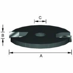 ENT EUROPEAN NORM TOOLS ENT 13906 Scheibennutmesser HW (HM), Durchmesser (A) 47 Mm, B 3,97 Mm, Mit Senkbohrung -Frästische & Zubehör Verkäufe 2022 11696193 4