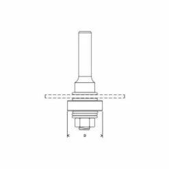 Bosch Schaft Für Scheibennutfräser Mit Anlaufkugellager, 8 Mm, D 22 Mm, G 60,3 Mm -Frästische & Zubehör Verkäufe 2022 12740771 3