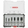 BOSCH Nutfräser-Set. 6-mm-Schaft. 6-teilig