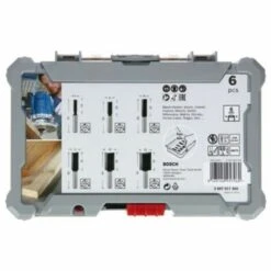 BOSCH Nutfräser-Set. 6-mm-Schaft. 6-teilig -Frästische & Zubehör Verkäufe 2022 15024896 3