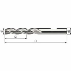 ORION Bohrnutenfräser DIN 844B/N Lang 12.0x53x110mm HSS