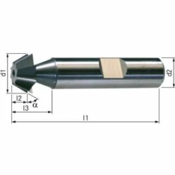 ORION Winkelfräser HSSE5 DIN 1833D H 45 Grad 25 Mm Scha