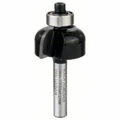 Bosch Professional Hohlkehlfräser Standard For Wood 1/4", R1 6,3 Mm, D 25,4 Mm, L 12,7 Mm, G 54 Mm - 2608628420
