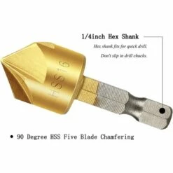 LITZEE 6-teilige Holzbearbeitungsschneider, 90 ° HSS-Kegelfräser, Hartmetall-Kegelfräser, 6 Mm, 8 Mm, 9 Mm, 12 Mm, 16 Mm, 19 Mm -Frästische & Zubehör Verkäufe 2022 28933395 5