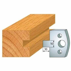 Leman - Jeu De 2 Fers Profilés Acier Ht.40 Mm N°091