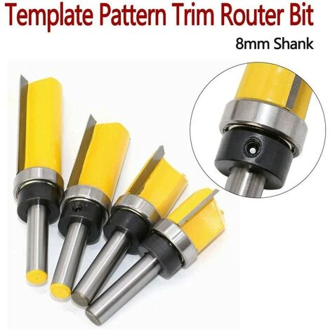 TOOLOFLIFE 1x (8 * 3/4 * 20mm) 8mm Schaft Bündigfräser Fräser , Nutfräser Holzschneider ,Kopierfräser Oberfräser Nutfräser Stabfräser Stahl Für Frässchablone Für Holzschneider Profifräser Holzbearbeitungs Schneidwerkzeug 2 TOOLOFLIFE 1x (8 * 3/4 * 20mm) 8mm Schaft Bündigfräser Fräser , Nutfräser Holzschneider ,Kopierfräser Oberfräser Nutfräser Stabfräser Stahl Für Frässchablone Für Holzschneider Profifräser Holzbearbeitungs Schneidwerkzeug – Bild 2