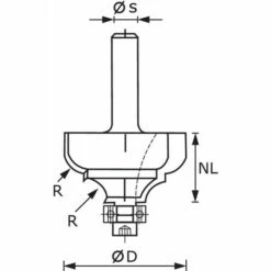 FESTOOL Multiprofilfräser HW Schaft 8 Mm HW S8 D36,7/R6/R6 Nr.:491031 -Frästische & Zubehör Verkäufe 2022 33983990 3