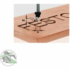 Festool Schriftenfräser Fräser HS Schaft 8 Mm D11 491002 Oberfräse OF 1400 2200