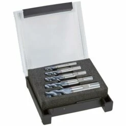 Format Fr�ser-Set VHM Z4 TiALN 5-teilig Schaft HB 6/8/10/12/16mm