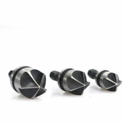 DONTODENT 3 Stück 90 Grad Fasenschneider,5 Flöte Fasenschneider HSS Kegelschneider 1/4 "Hex Walnuss Fräser Holz Fasenschneidwerkzeug 12/16 / 19mm -Frästische & Zubehör Verkäufe 2022 37152875 3