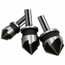 ILOVEMILAN Fünf-Kanten-Anfaswerkzeuge 3 Sätze Von 5-Kanten-90-Grad-Anfaswerkzeugen, Können Schnell 1/4 "Kohlenstoffstahl-Sechskant-Fase-Bit 12/16 / 19mm Metall Ersetzen -Frästische & Zubehör Verkäufe 2022 43251003 4