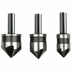 ILOVEMILAN Fünf-Kanten-Anfaswerkzeuge 3 Sätze Von 5-Kanten-90-Grad-Anfaswerkzeugen, Können Schnell 1/4 "Kohlenstoffstahl-Sechskant-Fase-Bit 12/16 / 19mm Metall Ersetzen -Frästische & Zubehör Verkäufe 2022 43251003 5