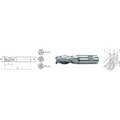 ELMAG® Elmag HSS Co8-Schaftfräser DIN 844, 72401