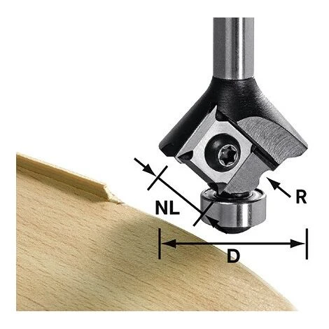 Abrundfräser-Wendeplatten S8 HW R1 D28 KL12,7 MFK FESTOOL - 499811 1 Abrundfräser-Wendeplatten S8 HW R1 D28 KL12,7 MFK FESTOOL - 499811