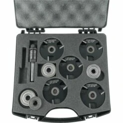 ENT EUROPEAN NORM TOOLS ENT 09070 10-tlg. Scheibennutfräser-Set HW 2-3-4-5-6 Mm Ø 47,6 Mm Z3 Inkl. Kugellager