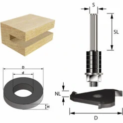 ENT EUROPEAN NORM TOOLS ENT 09070 10-tlg. Scheibennutfräser-Set HW 2-3-4-5-6 Mm Ø 47,6 Mm Z3 Inkl. Kugellager -Frästische & Zubehör Verkäufe 2022 48287586 3