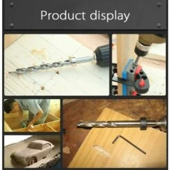 LANGRAY HSS 9,5 Mm 3/8 "Hochgeschwindigkeits-Bohrer-Reibahle-Kits Mit Sechskant-Anschlagmanschette Für Die Manuelle Schreinerlochtasche -Frästische & Zubehör Verkäufe 2022 52037631 4