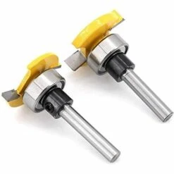 LANGRAY 2Pcs 6mm Schaftoberlager-Schaftfräser, Rundstechfräser, Holzfräsfräser -Frästische & Zubehör Verkäufe 2022 52037661 5