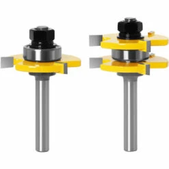 8 Mm Schaft Passender Nut- Und Federschneider Betterlife, Set 3 Zähne T-Form Holzschneider Holzbearbeitungswerkzeug