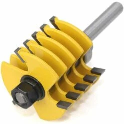 8 Mm Schaft Professioneller Fingergelenk-Fräser Betterlife-5 Verstellbare Klingen 3 Flöten Für Holzschneider Mit 46 Mm Fräserdurchmesser Für Holzbearbeitungswerkzeuge, 1 Stk -Frästische & Zubehör Verkäufe 2022 54097868 3