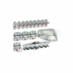 Kappes Werkzeughaltersortiment 15-tlg.ku.-besch.f.Lochplatten 12div.Haken/3 Doppelhaken