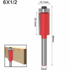 DONTODENT Gerade Oberfräser, Holzbearbeitungsmesser, Gravur-Holzbearbeitungsmesser Zum Schneiden Von Holz - 6 * 1/2 Cuttermesser