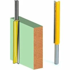 BF 2PCSets Von 6.35mm Flachen Kopf Fräser, Extra Lange Hartmetall-Fräser, Holzbearbeitung Schneide 50mm 76mm -Frästische & Zubehör Verkäufe 2022 56427454 3