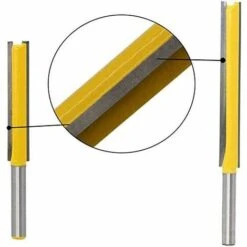 BF 2PCSets Von 6.35mm Flachen Kopf Fräser, Extra Lange Hartmetall-Fräser, Holzbearbeitung Schneide 50mm 76mm -Frästische & Zubehör Verkäufe 2022 56427454 5