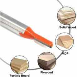 TINOR 3 StüCk 8mm Schaft Nutfräser,Holz FräSer Router Bit,Geeignet Zum BesäUmen Und Nutfräser 3mm,4mm,5mm (3) -Frästische & Zubehör Verkäufe 2022 56760166 4