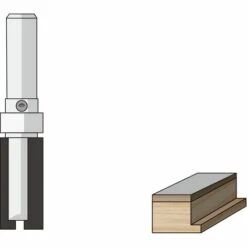 FAMAG Schablonen-Nutfräser HM 19x25,4x63mm, Schaft 8mm - 3157.819