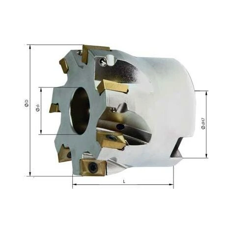 IHTec Eckmesserkopf 90Grad Z8 Innenk�hlung D63mm F�r APKT10 -Frästische & Zubehör Verkäufe 2022 5955452 1