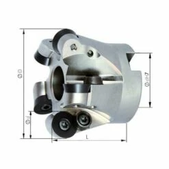 IHTec Aufsteckfr�ser Z7 Innenk�hlung D100x32mm F�r Typ RD