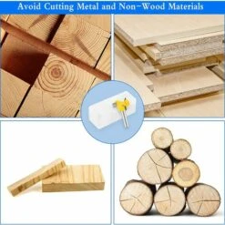 LITZEE T Geradem Schaft Fräser 8mm Schaft Reinigung Fräser 3 Kanten T Schlitz Fräser Schaft Holzfräser Fräser Für Oberfräse 8mm Schaft Plattenfräser Hobelwerkzeug Für Handarbeit Holzbearbeitung -Frästische & Zubehör Verkäufe 2022 64120260 4