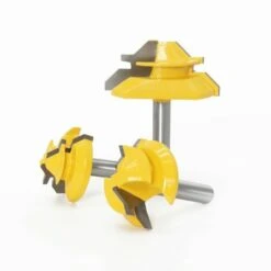 LIFCAUSAL 3-teiliges Falzfräser-Set 8 Mm Schaft Mit 12,7 Mm 16 Mm 19,05 Mm Höhe Schlitzfräser Fräser Holznutfräser Holzbearbeitungswerkzeug -Frästische & Zubehör Verkäufe 2022 64556361 4