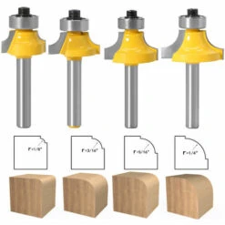 HEGUYEY Rundungsfräser Fräser Runde Ecke Radius Kantenwerkzeug Für Holzbearbeitung Zimmermannswerkzeuge 4 STÜCKE -Frästische & Zubehör Verkäufe 2022 64881820 4