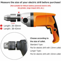 SUPERSELLER Handbohrmaschine Zu Fräser Konverter Schneidebasis Mit 2 Schraubenschlüssel Für 10mm Bohrung Sägeblätter Schwarz -Frästische & Zubehör Verkäufe 2022 65491540 5