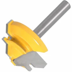 DECKON Fräser Mit 45-Grad-Feststellschräge, 6-mm-Bit, Zapfenschaftschneider, Gerader Schneider, Hartmetall-Bit Für Die Holzbearbeitung -Frästische & Zubehör Verkäufe 2022 66980895 4