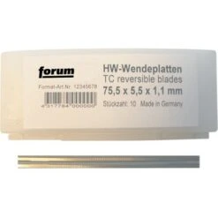 EDE Wendeplatte HW 80,5X5,9X1,2mm FORUM VPE 10